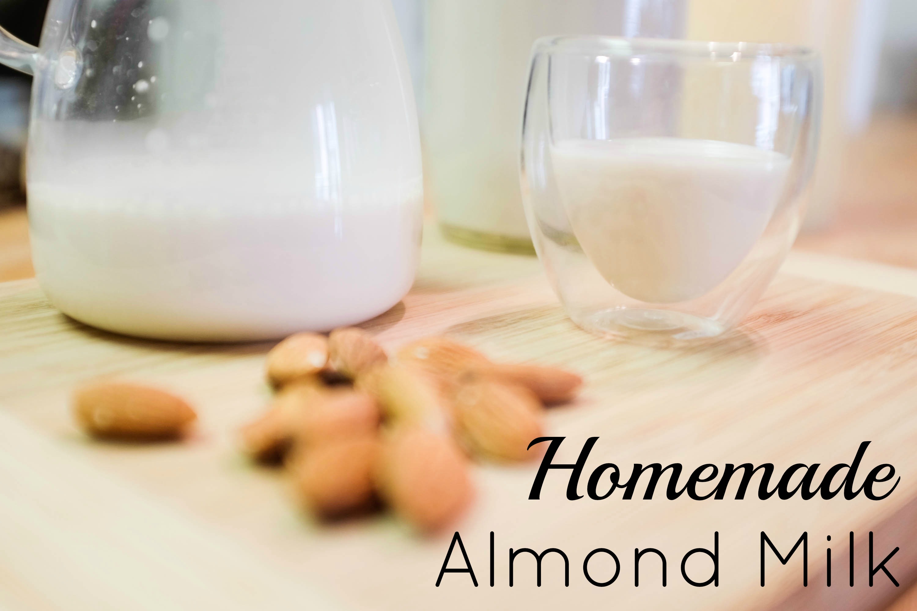 How To Make Almond Milk (and a little chat about almonds)