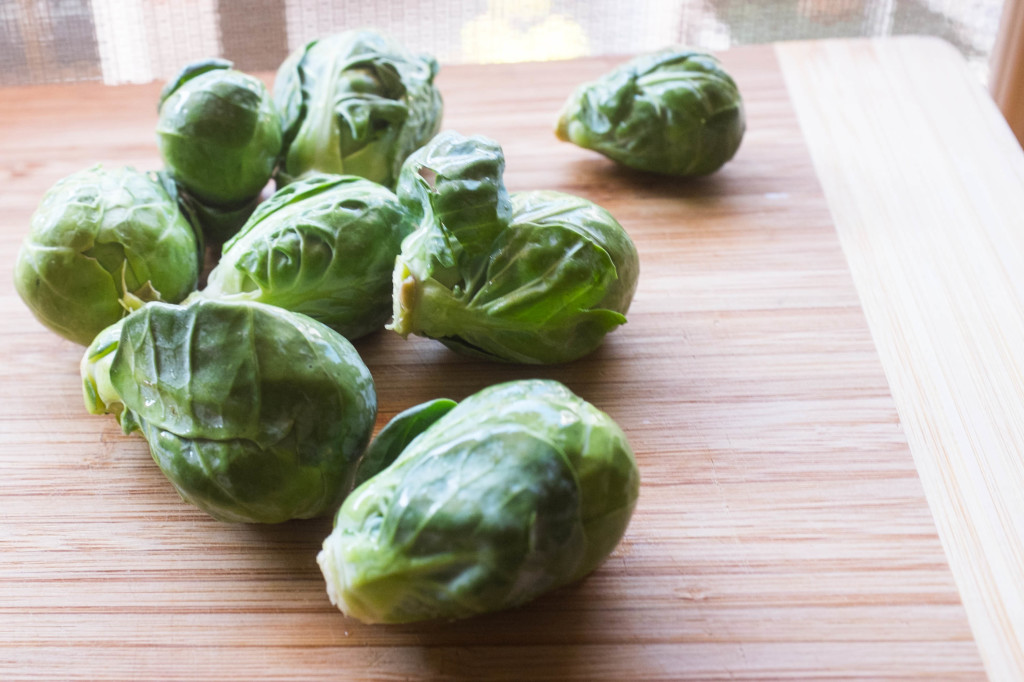 Peanut Slaw with brussels sprouts