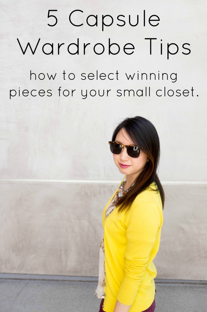 Capsule Wardrobe Tips #minimalism