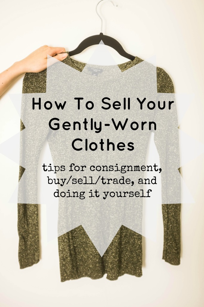 How to sell your gently-worn clothes