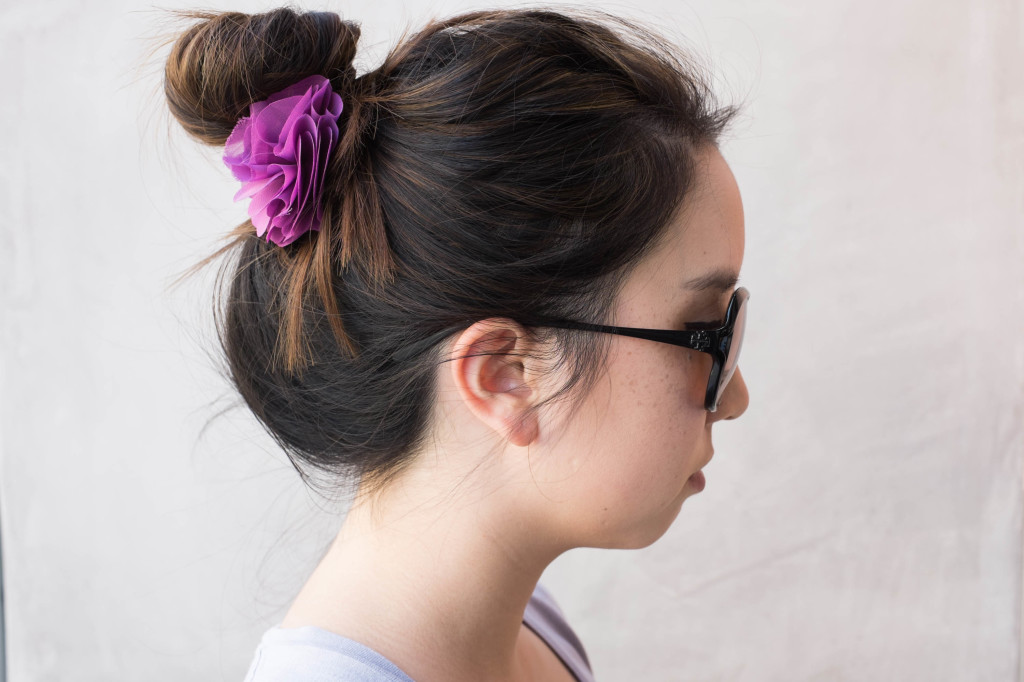 Quick and Simple Messy Bun