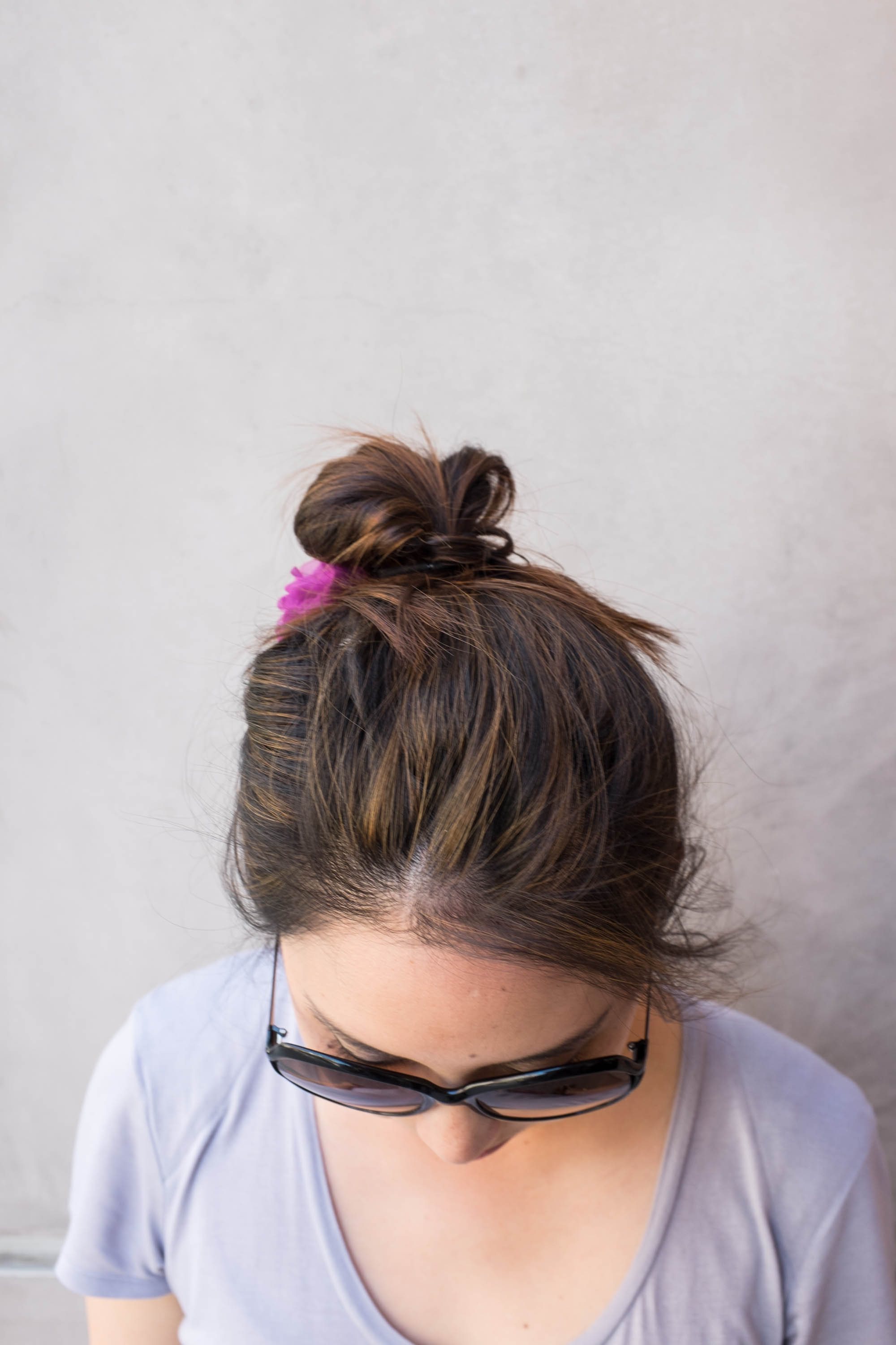My 3-Minute Messy Bun | Simplicity Relished