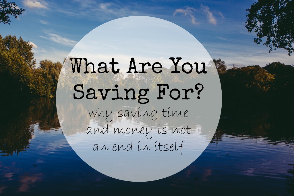 What are you saving for #minimalism