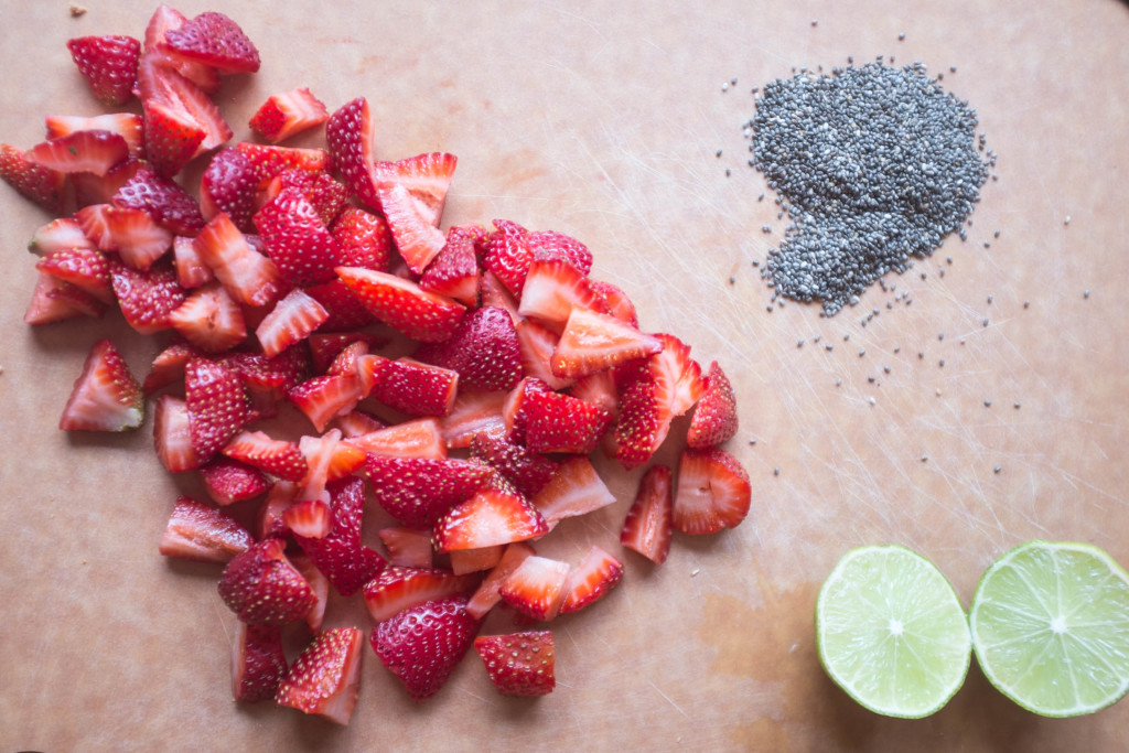 Strawberry-Lime Chia Seed Jam 1