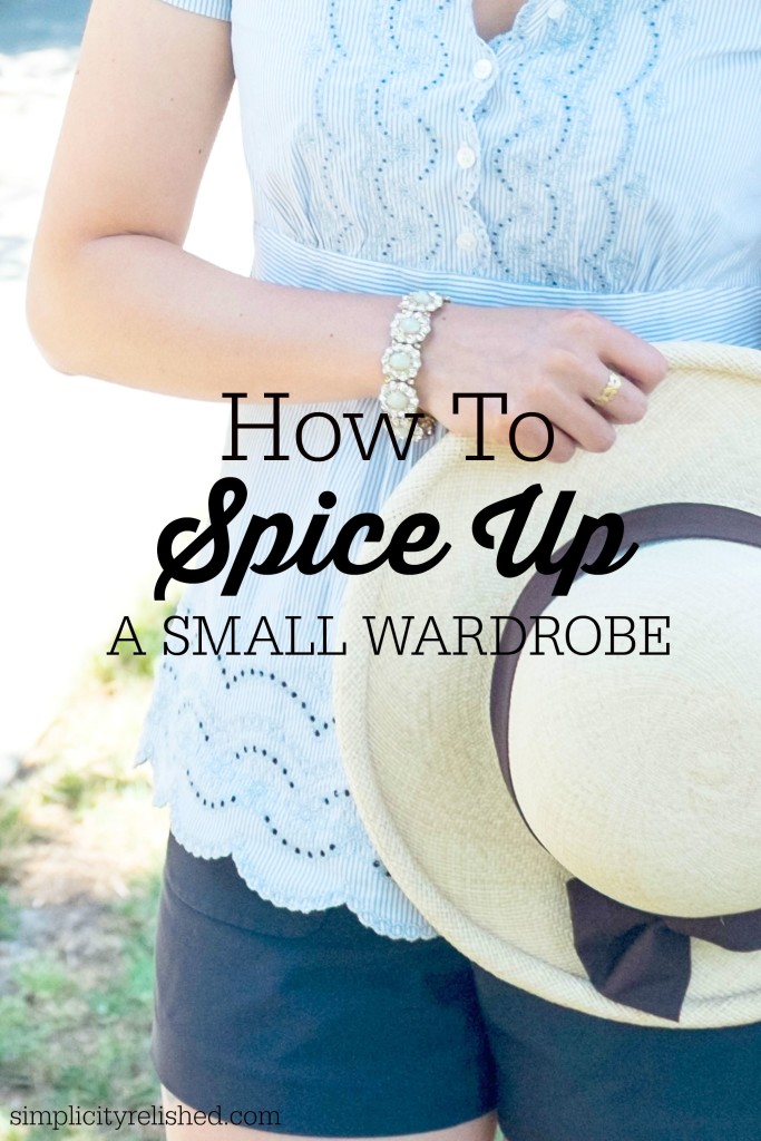 5 Secrets to Spicing Up a Small Wardrobe- find your style in the details