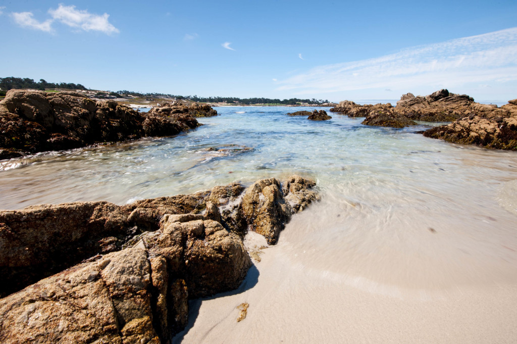 beach on 17 mile drive pebble beach california