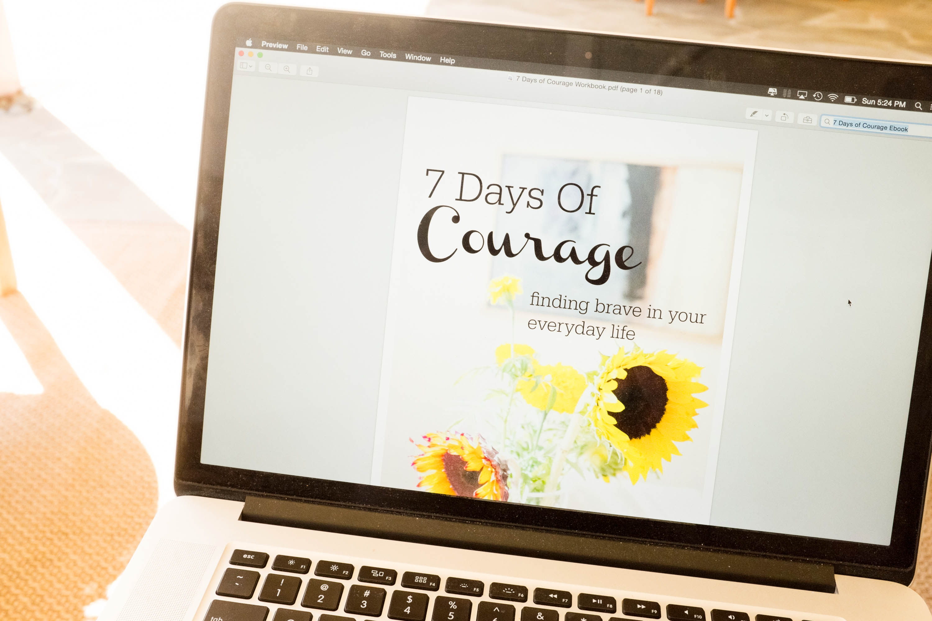 7 Days of Courage: The Story Behind My New Ebook!