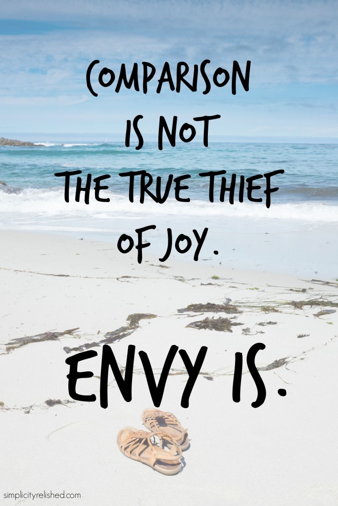 Why comparison is not the true thief of joy- envy is