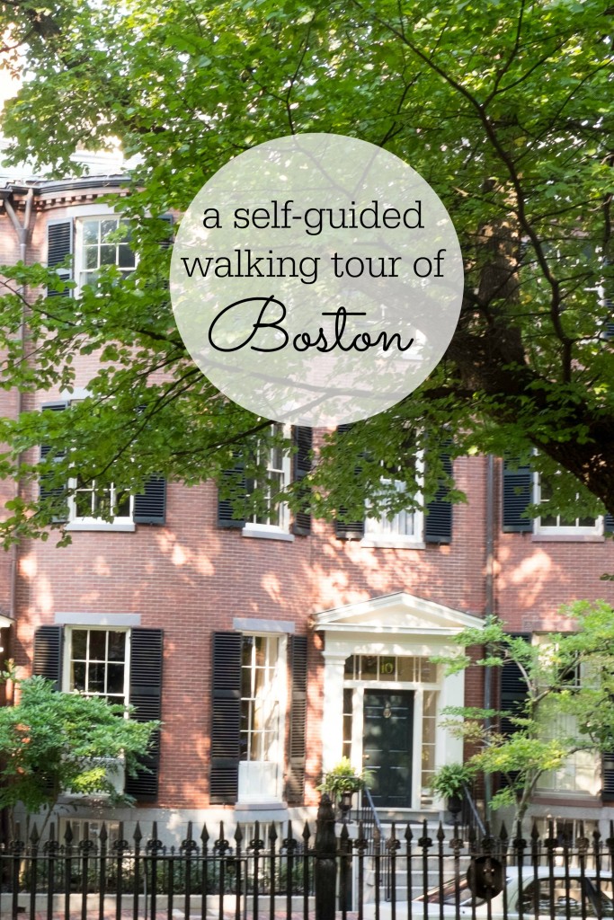 Boston- a self-guided walking tour of a historic neighborhood