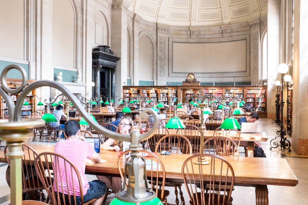 Boston Public Library - Reading Room