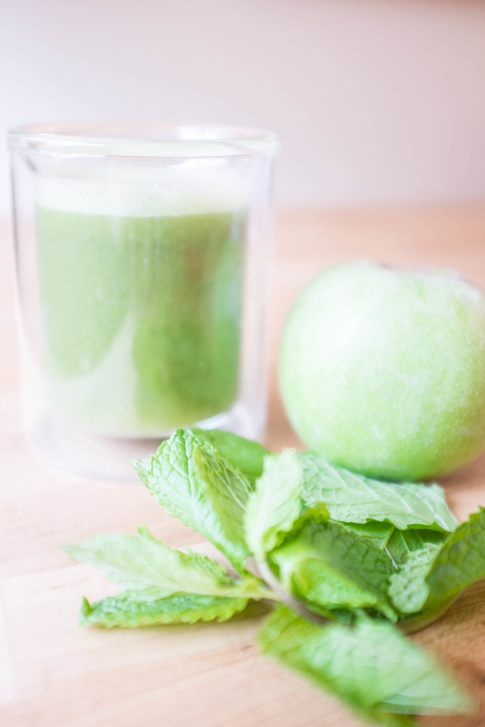 late summer green apple juice with cucumber and mint recipe