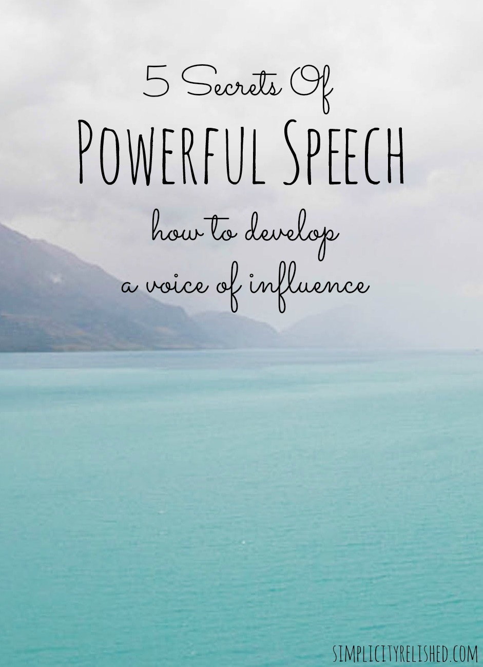powerful speech meaning