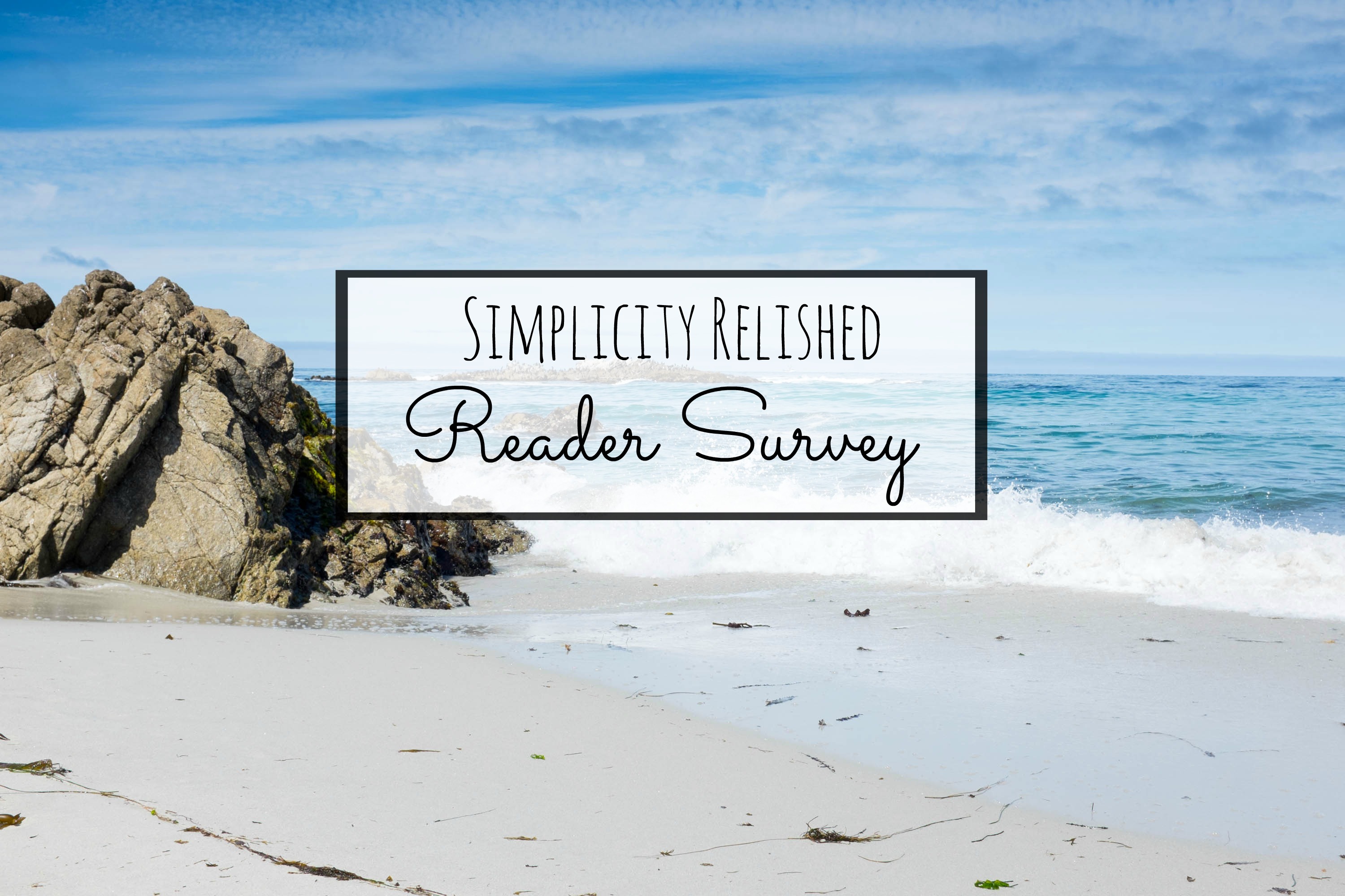 Reader Survey! (with a gift card giveaway)